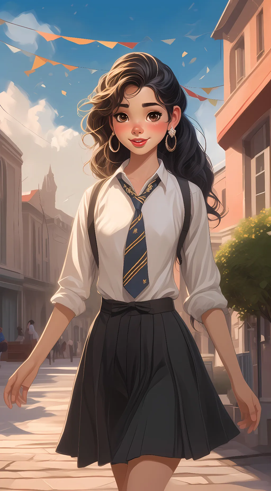 ai character: emma background