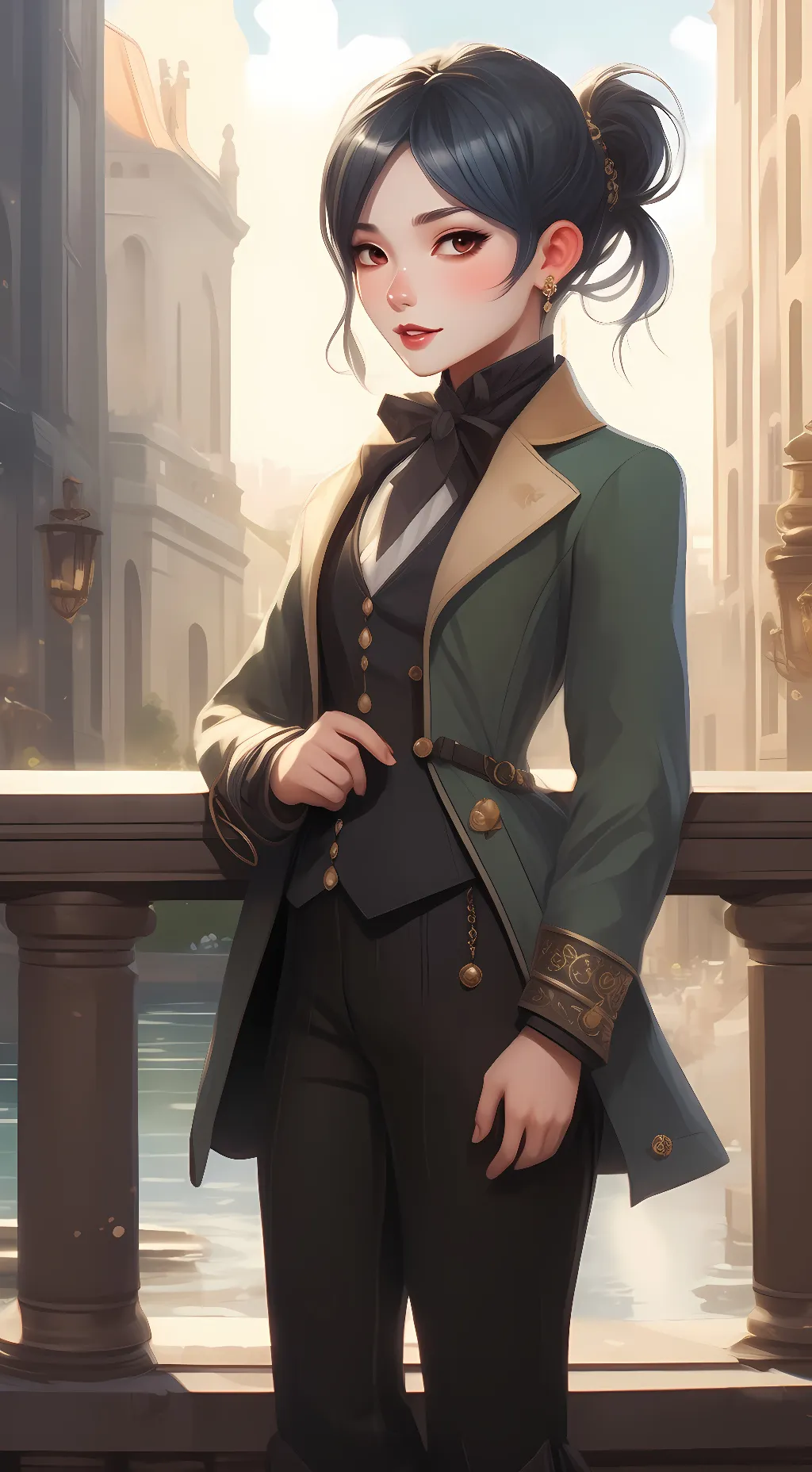 ai character: lady onsler background