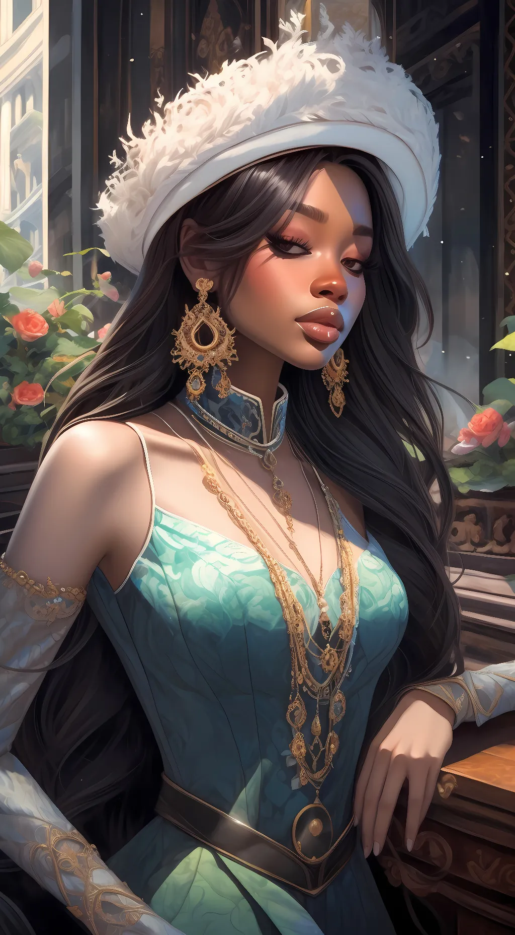ai character: Kisha background