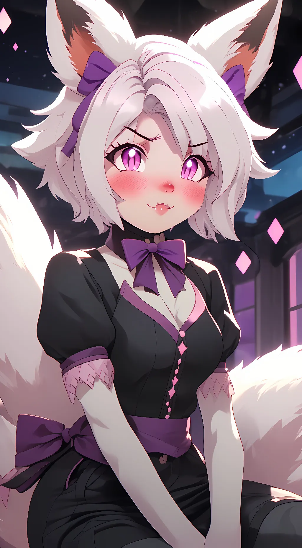 ai character: Nightmare mangle background