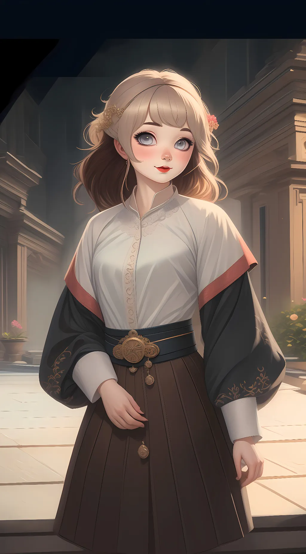 ai character: lily background