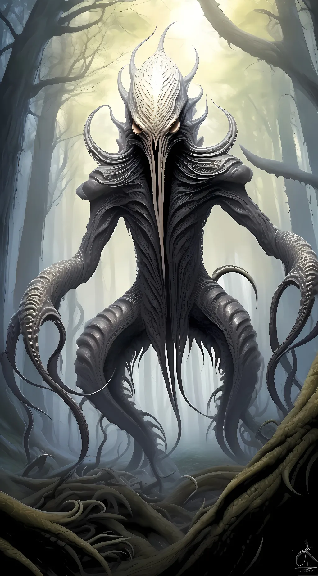 ai character: Raygold background