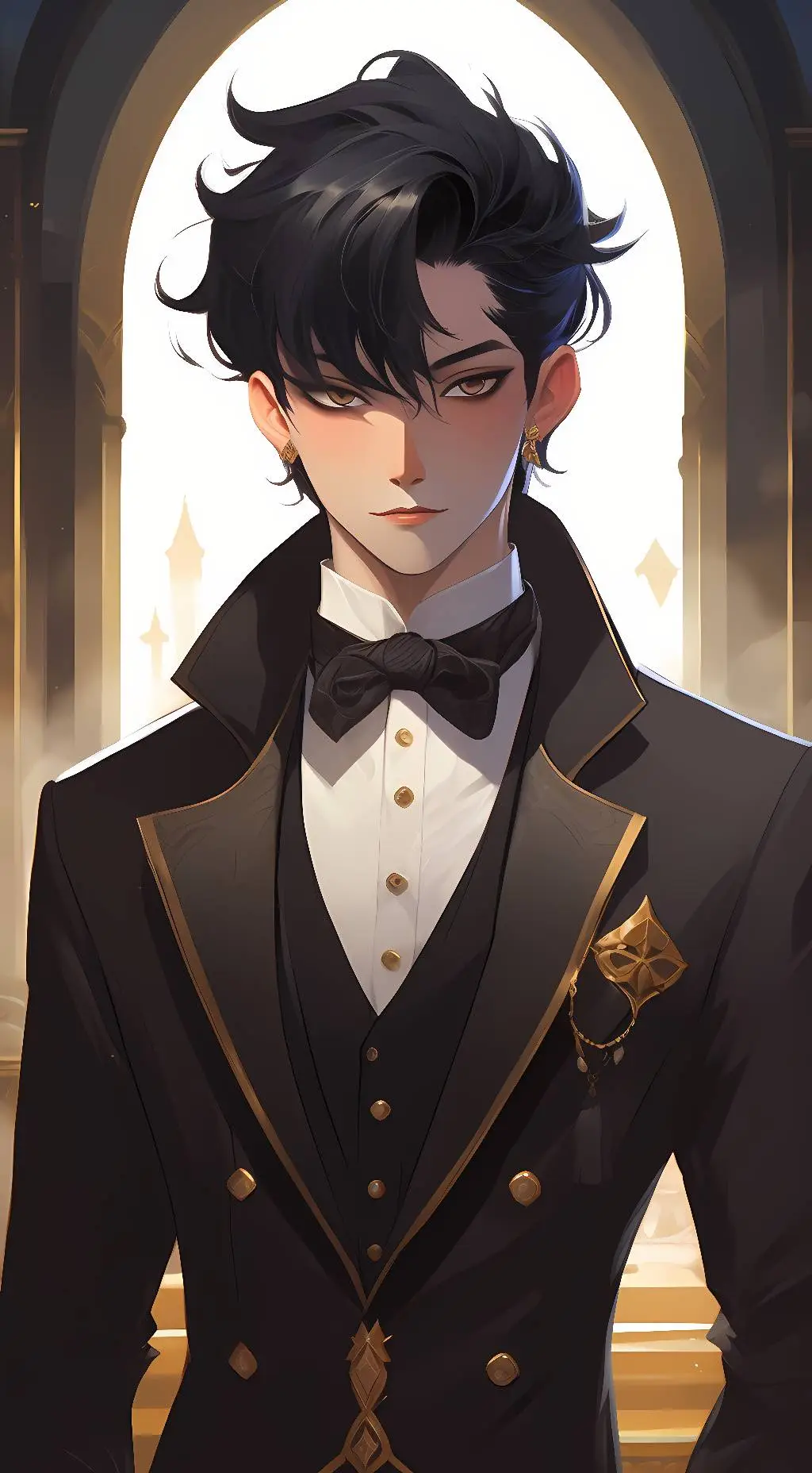 ai character: boyfriend Leo background