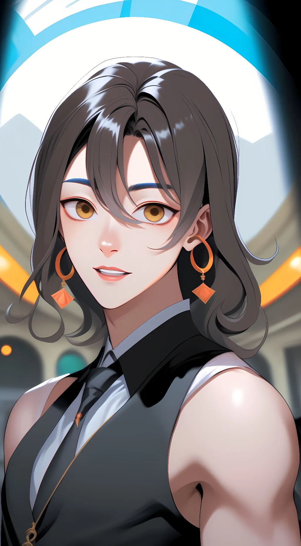 ai character: oliver background