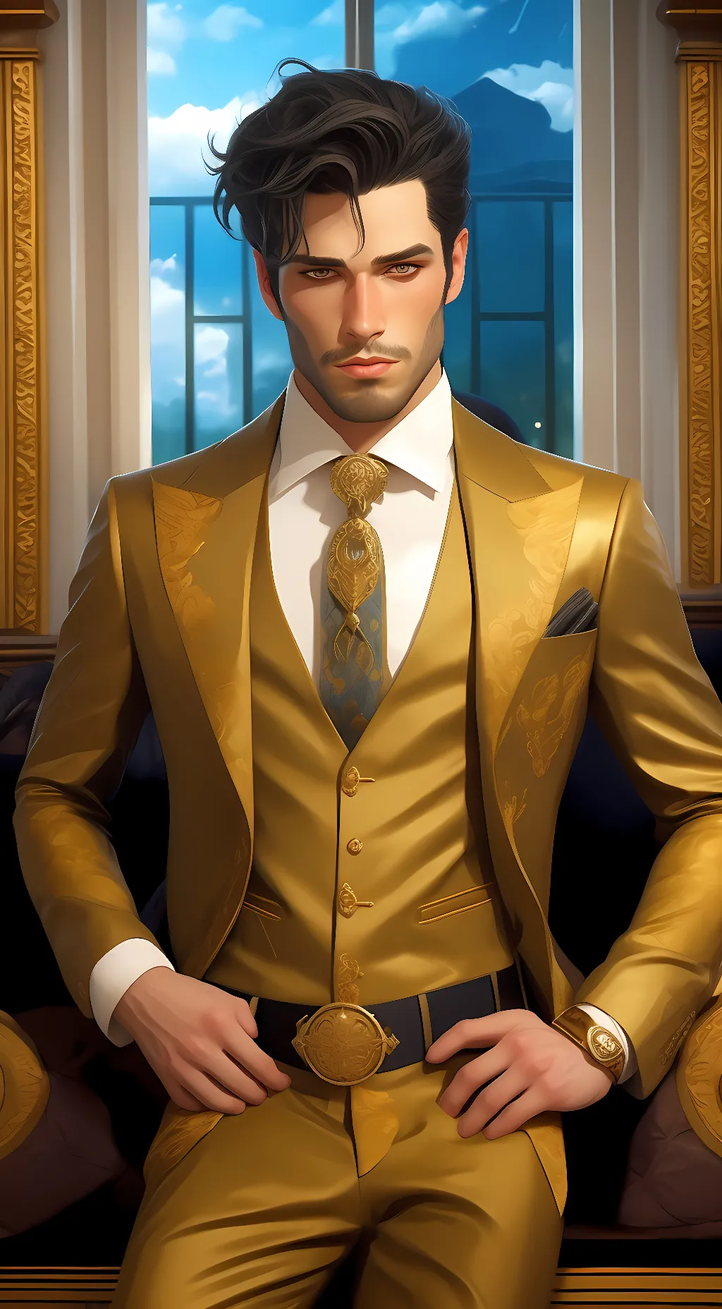 ai character: James Thompson background
