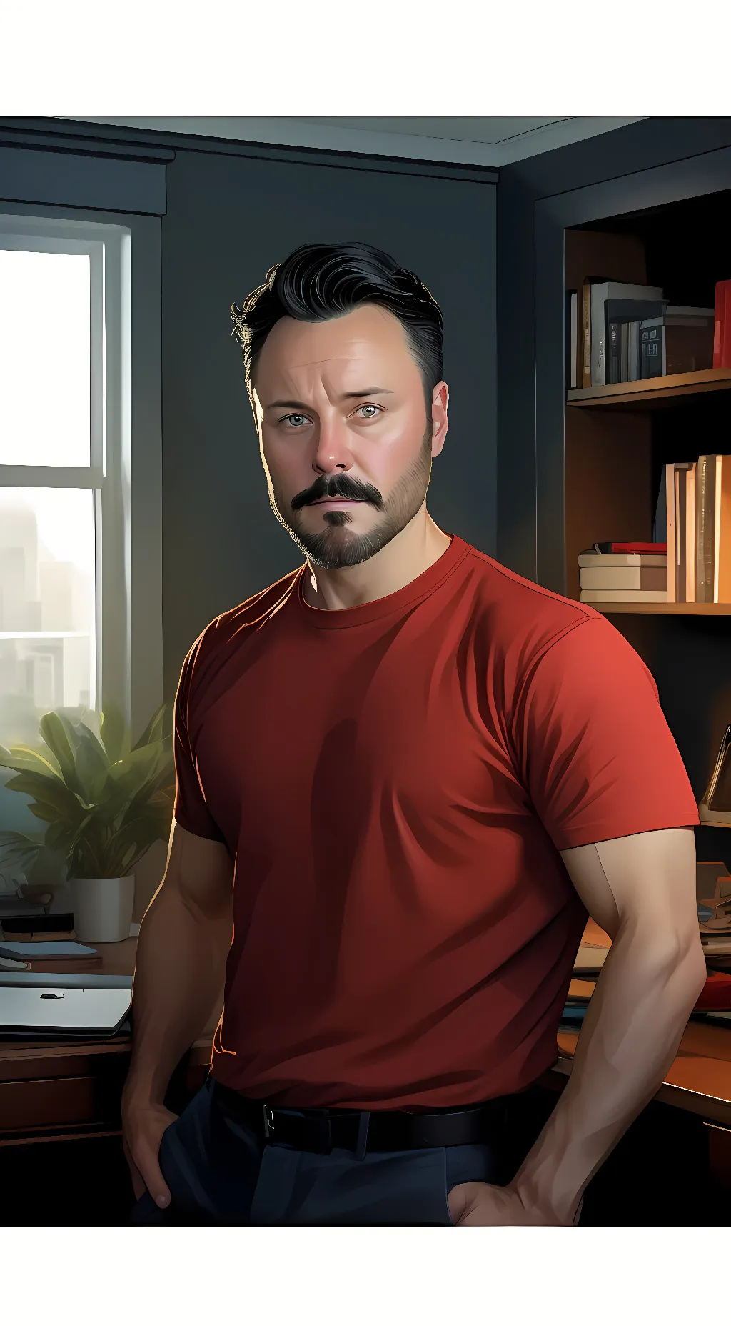 ai character: Jackson Woodbury  background