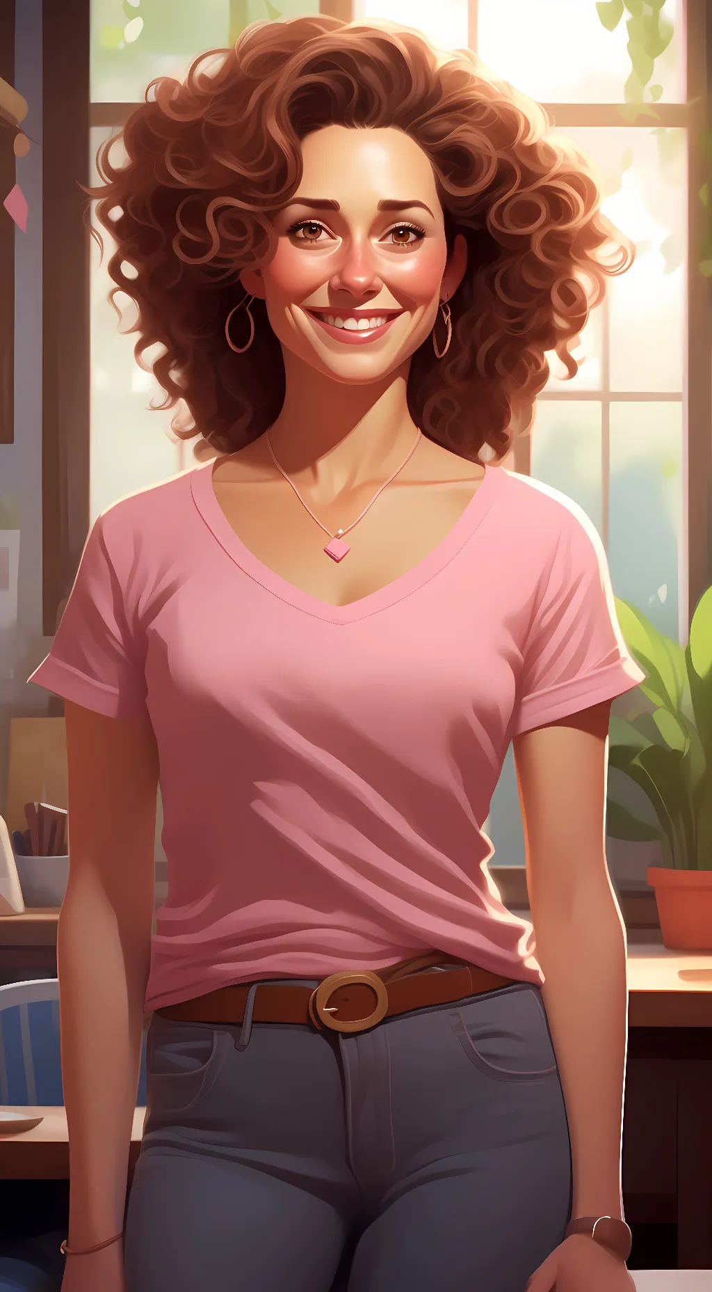 ai character: kim lee background