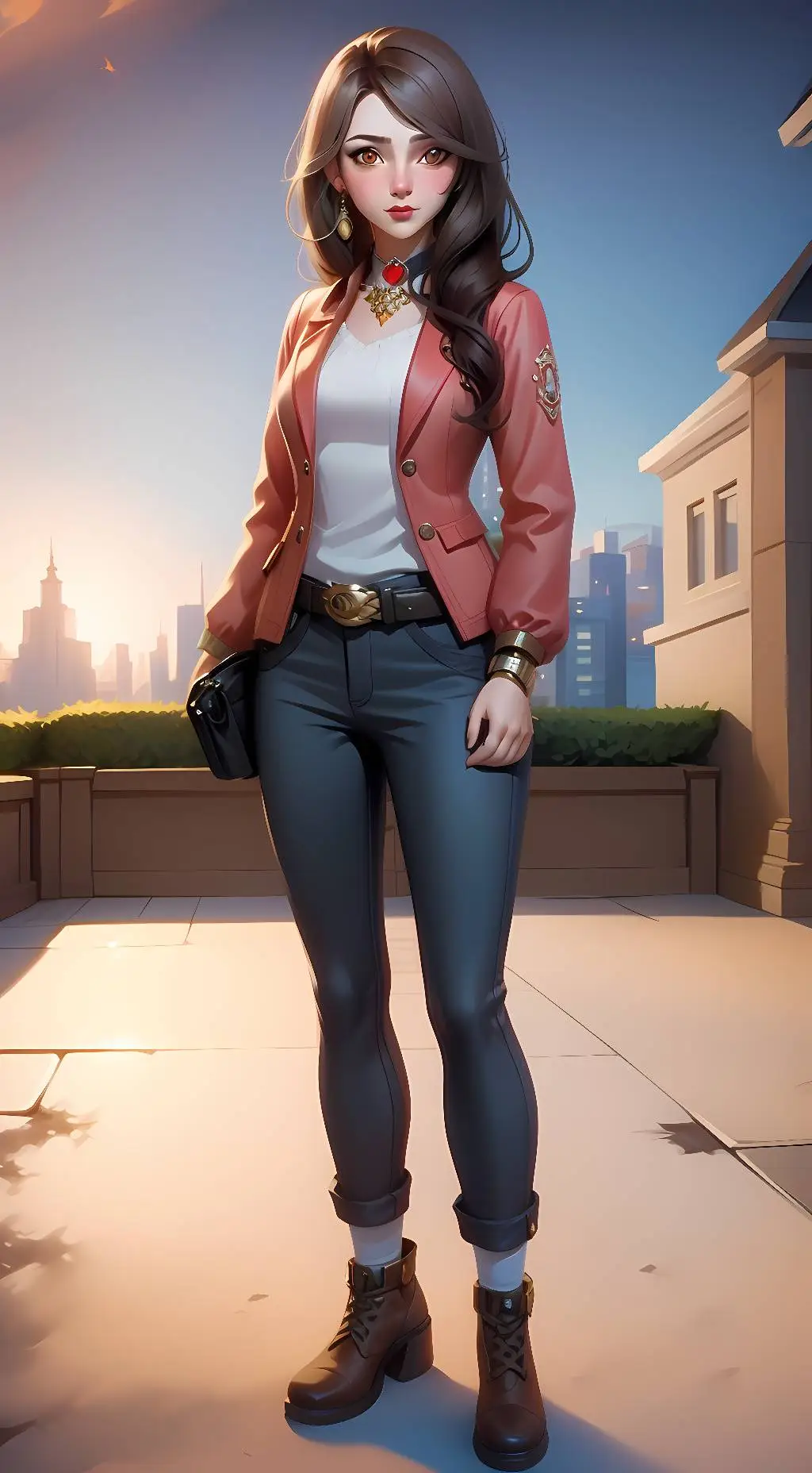 ai character: Scarlet  background