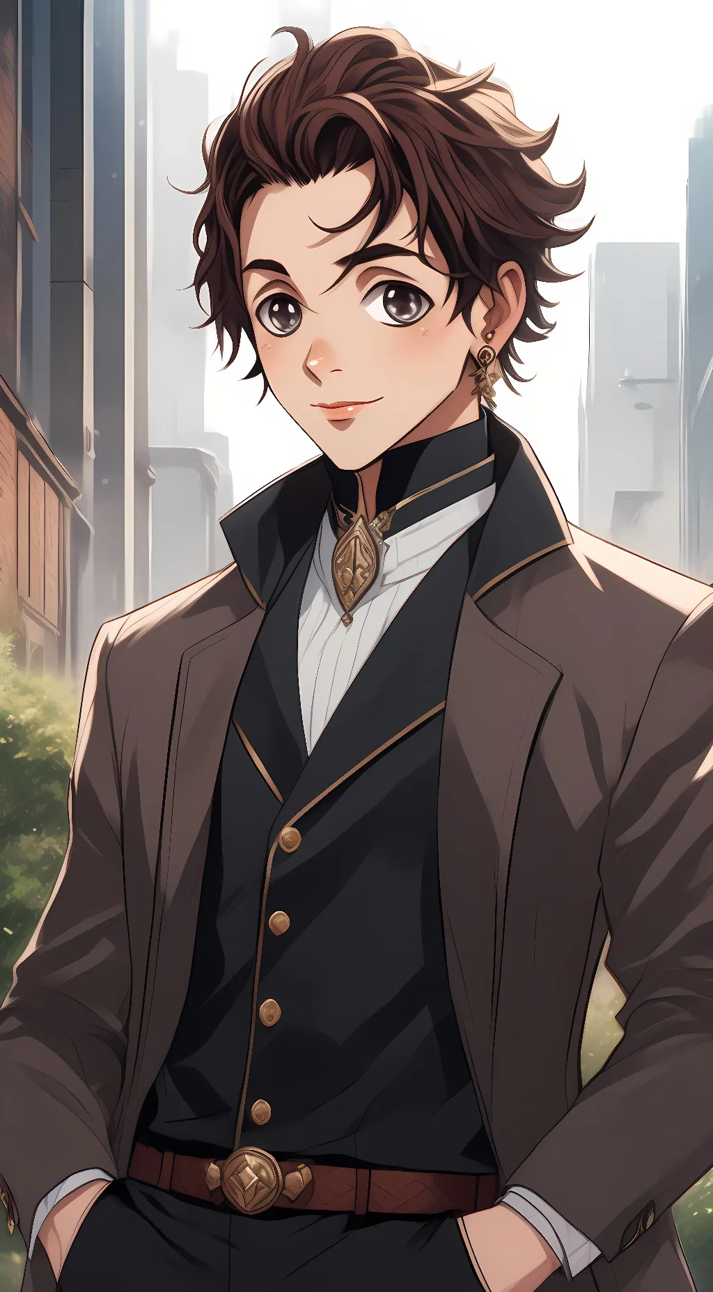 ai character: tongiro background