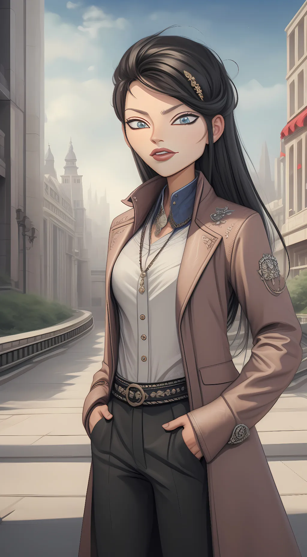 ai character: Heather background