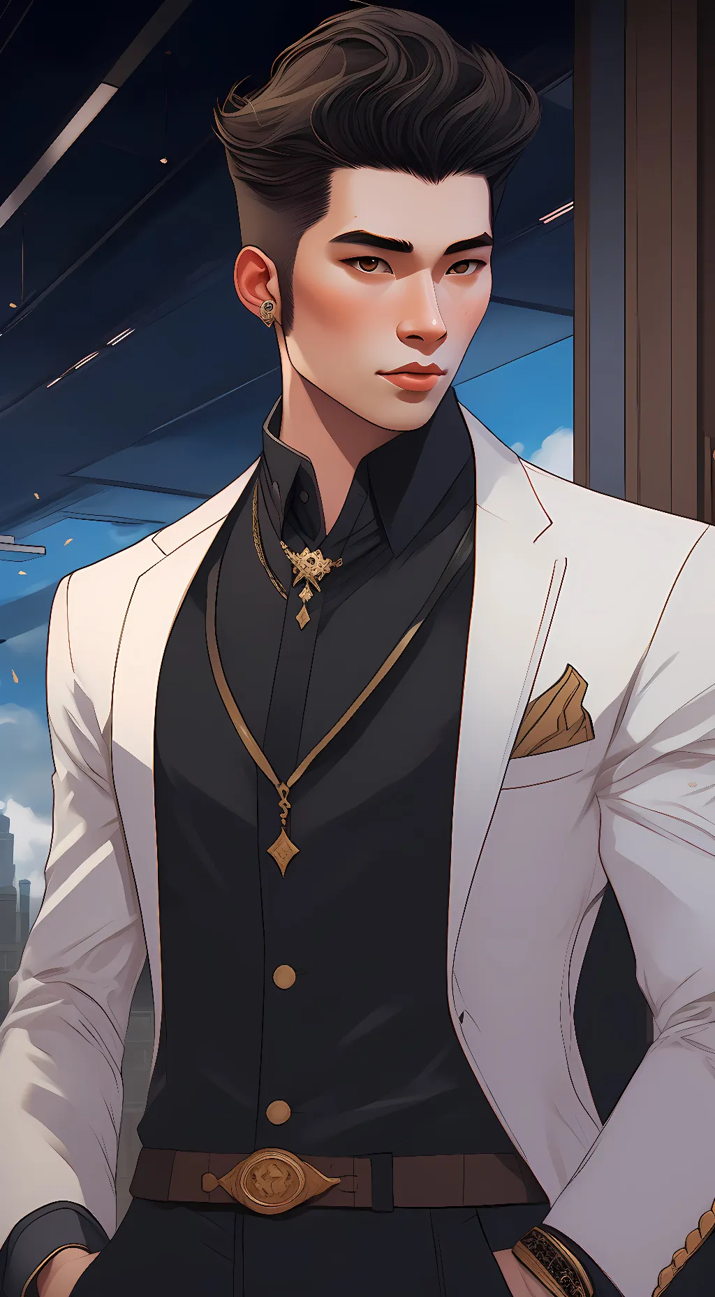 ai character: 《|~Derek~|》 background