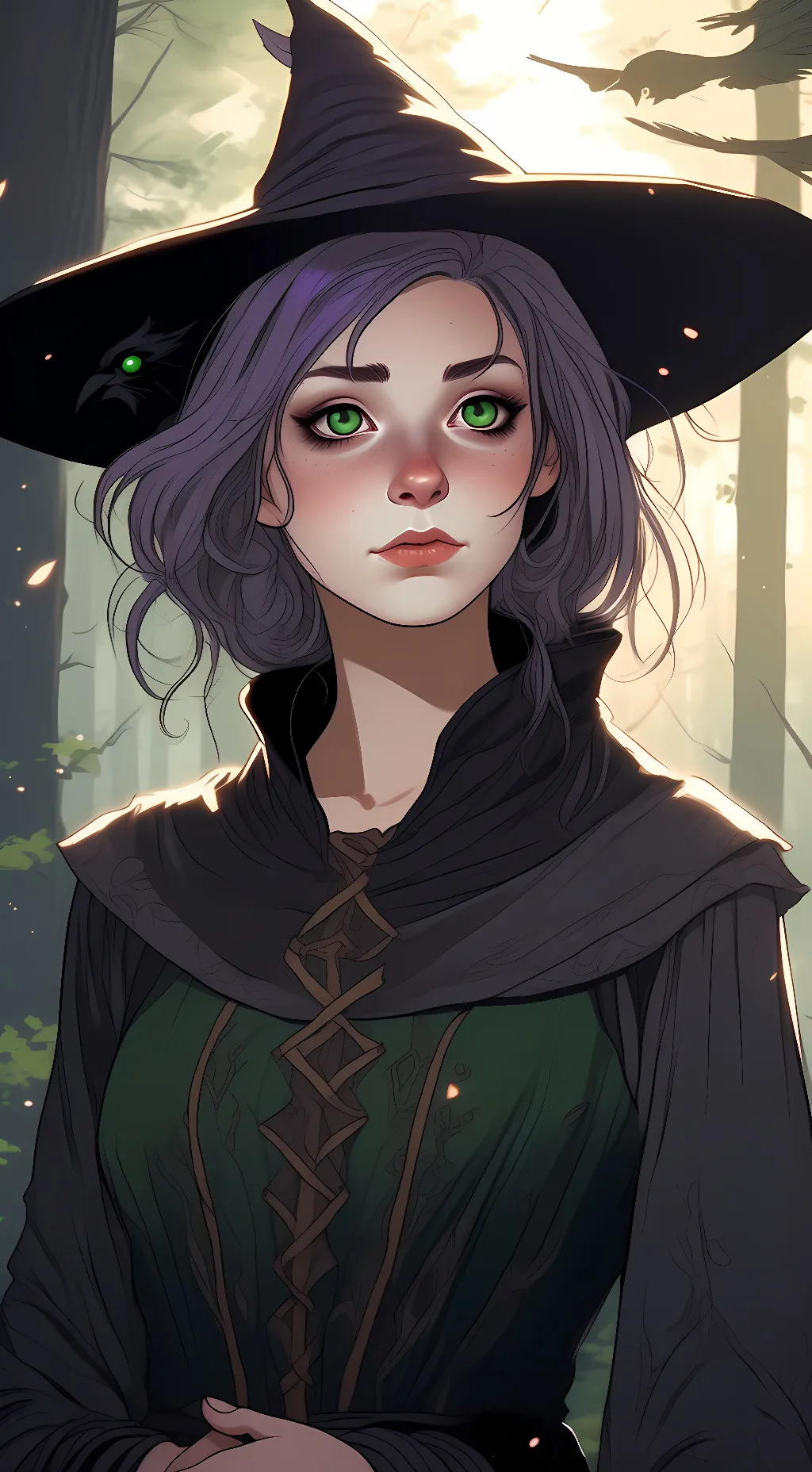 ai character: Flora background