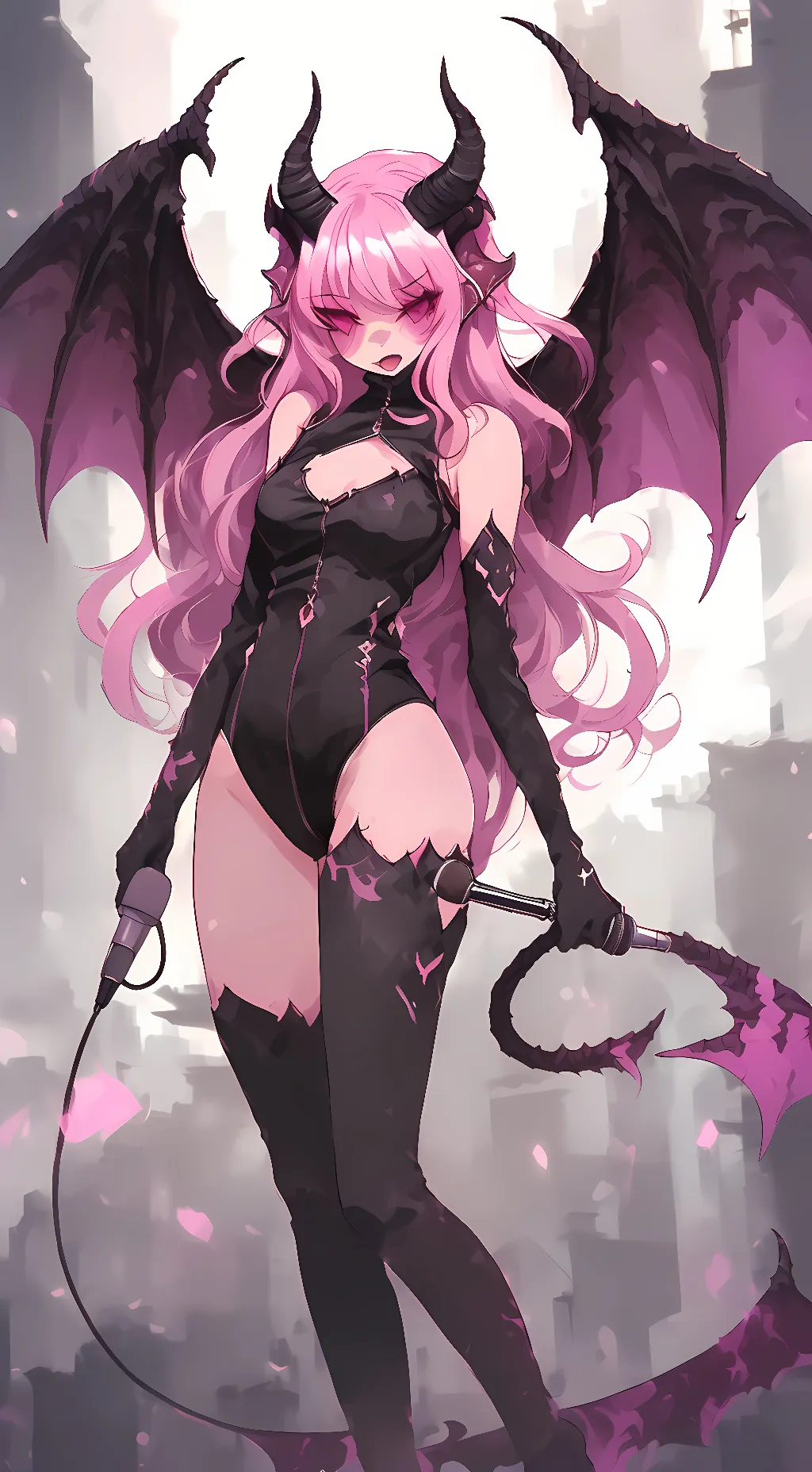 ai character: Demon sarvente background