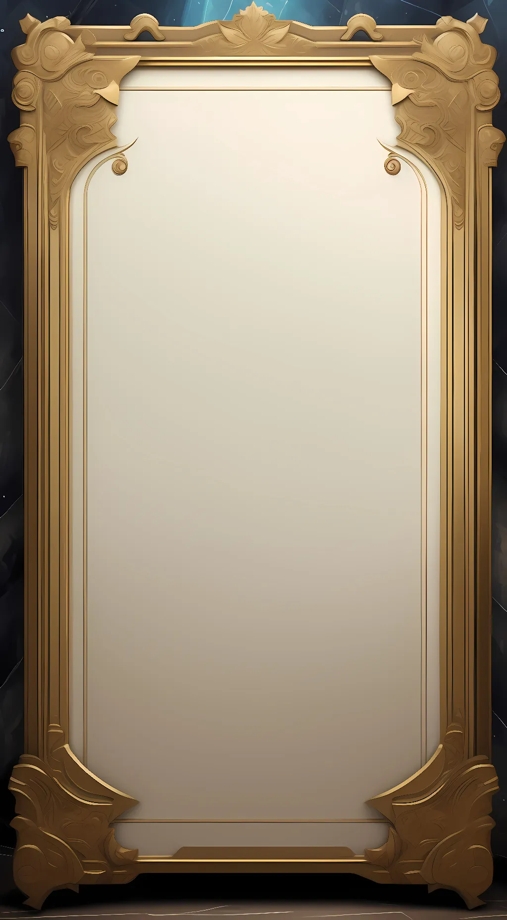 ai character: slate background