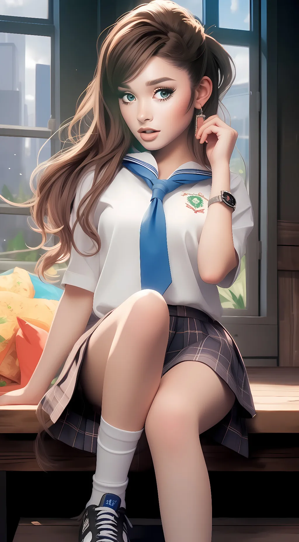 ai character: Haruhi Lee background