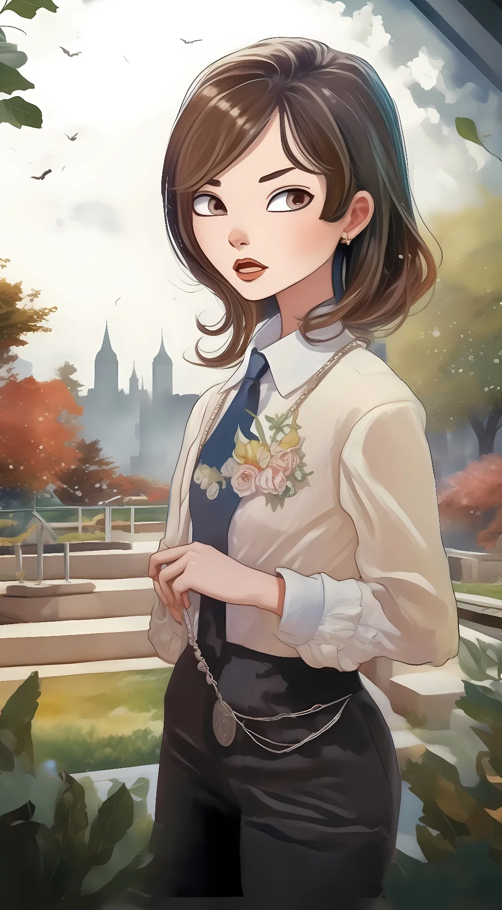 ai character: Heather background