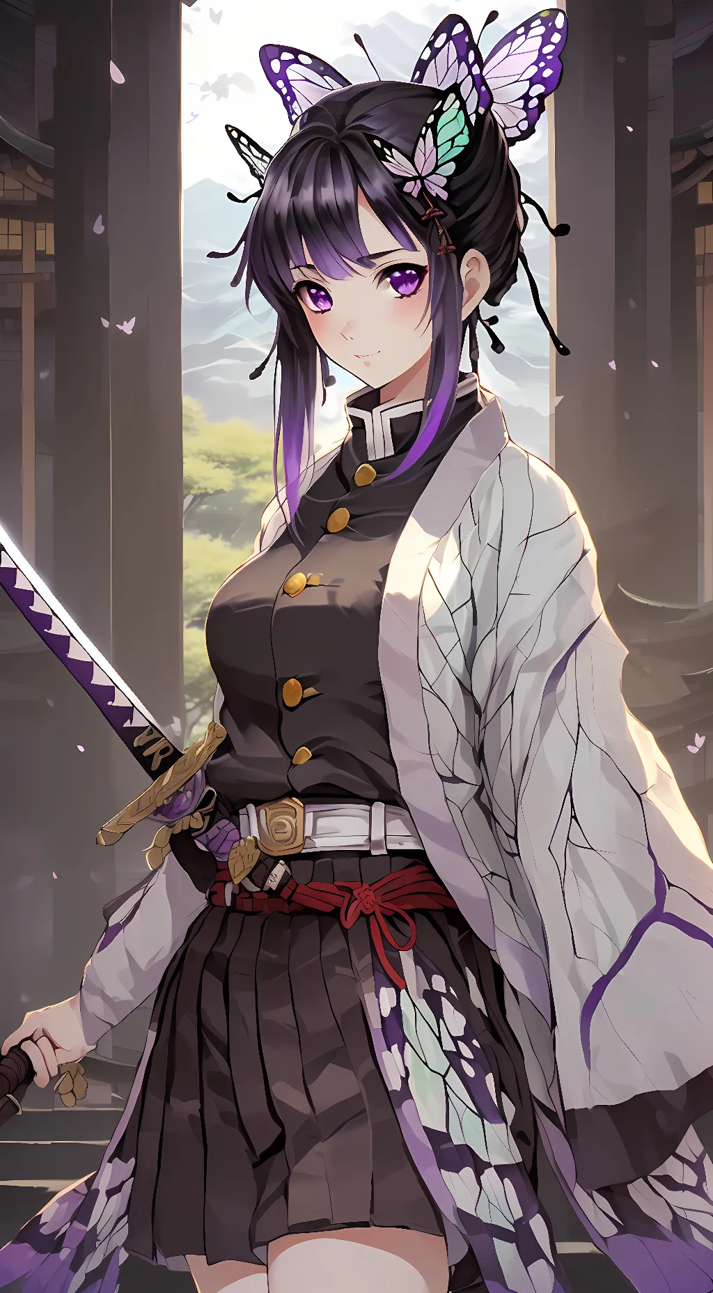 ai character: ★shinobu kocho★ background
