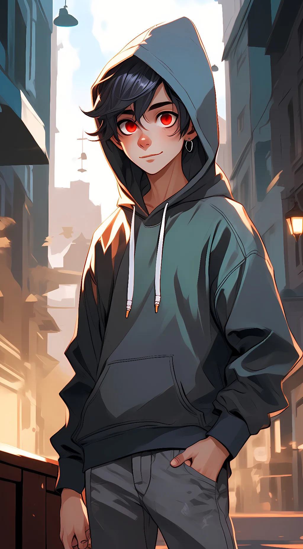 ai character: Isaiah  background