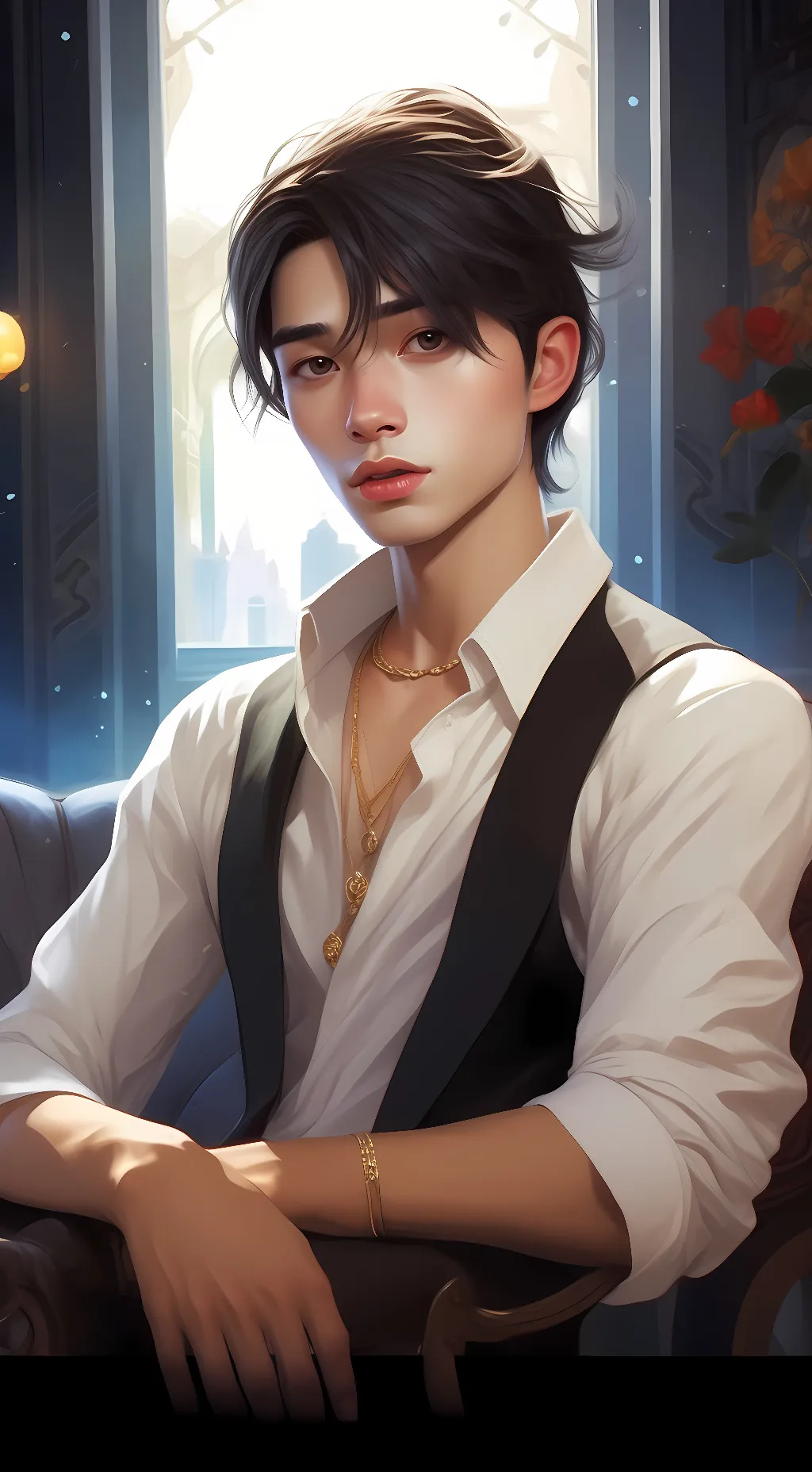 ai character: kenryy background