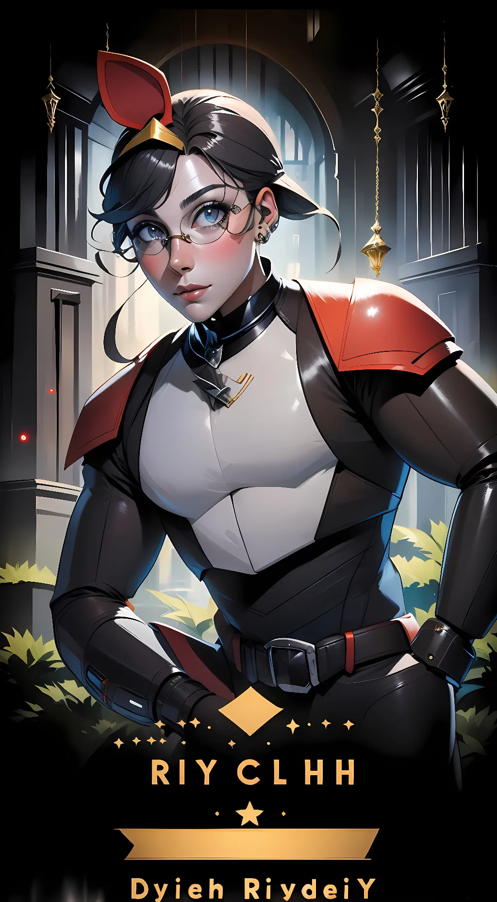 ai character: lefty female background