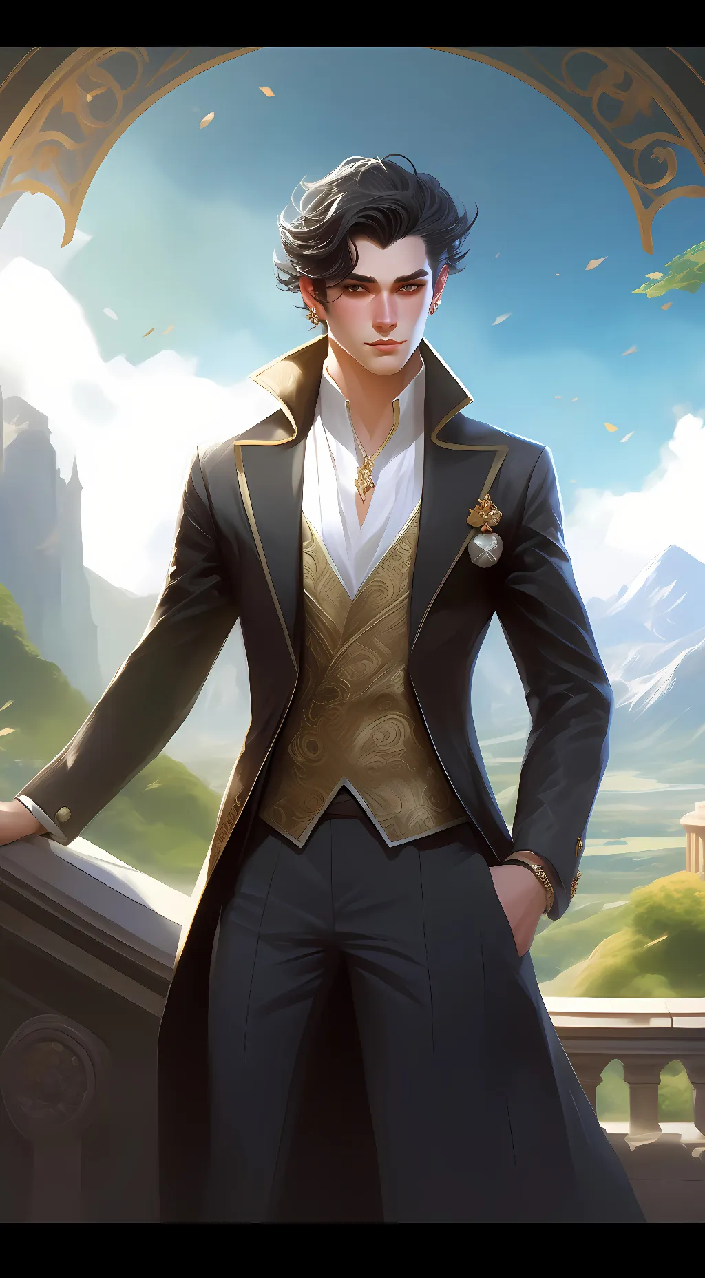 ai character: liam background