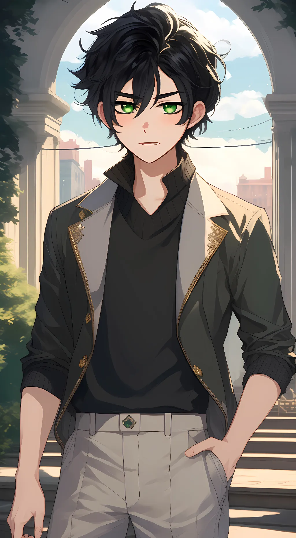 ai character: Andrew background