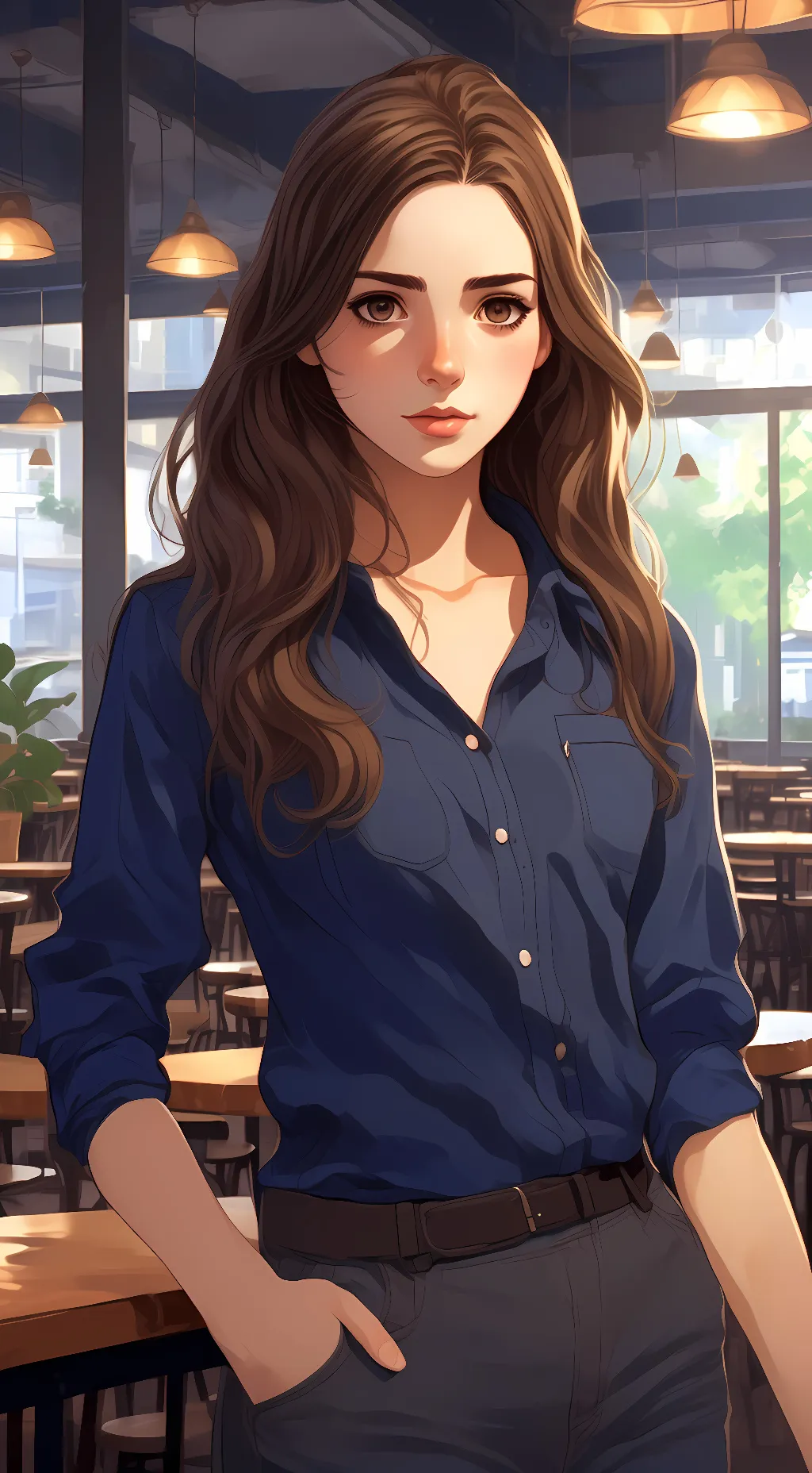 ai character: Iris Trade background