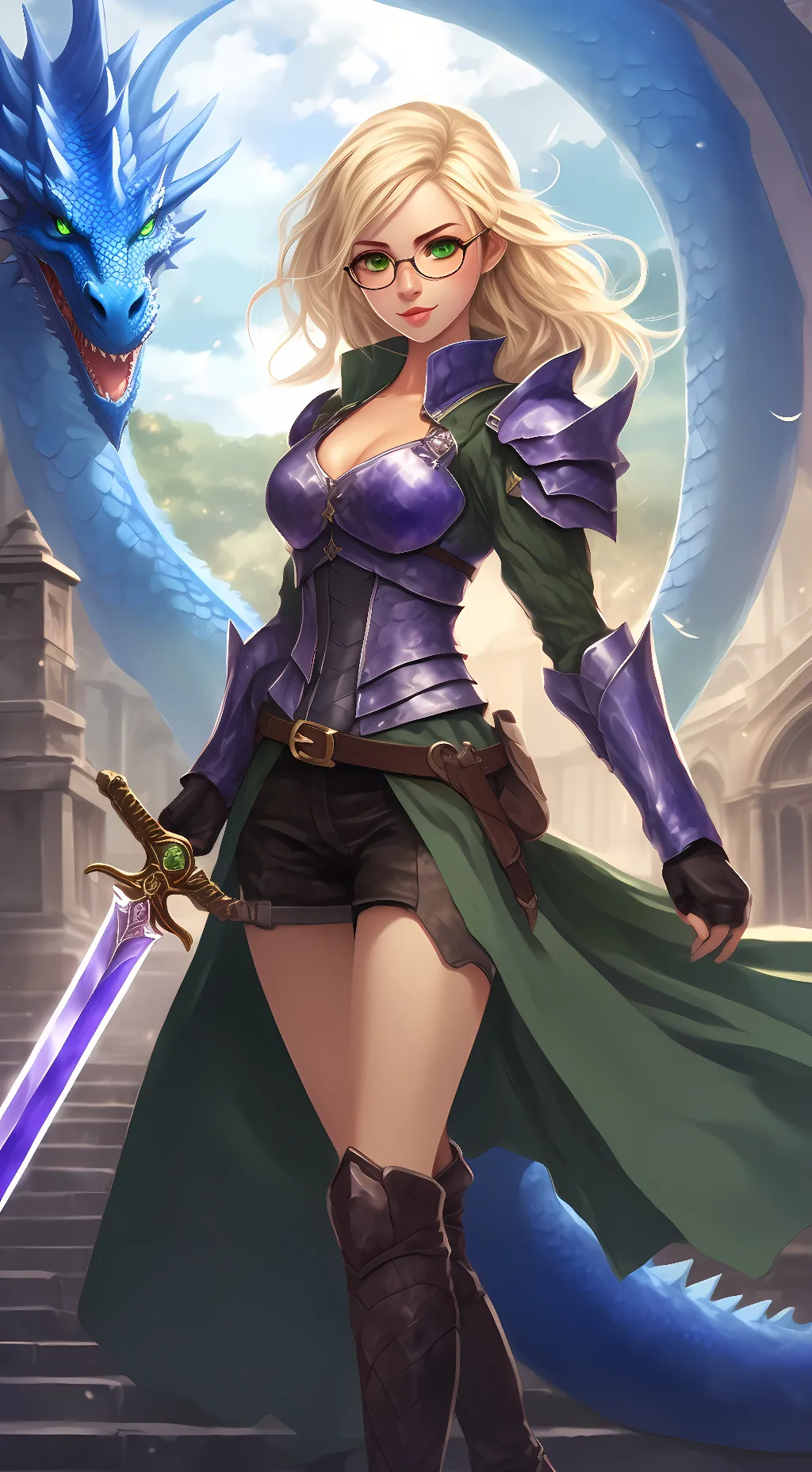 ai character: Princess Cadence background