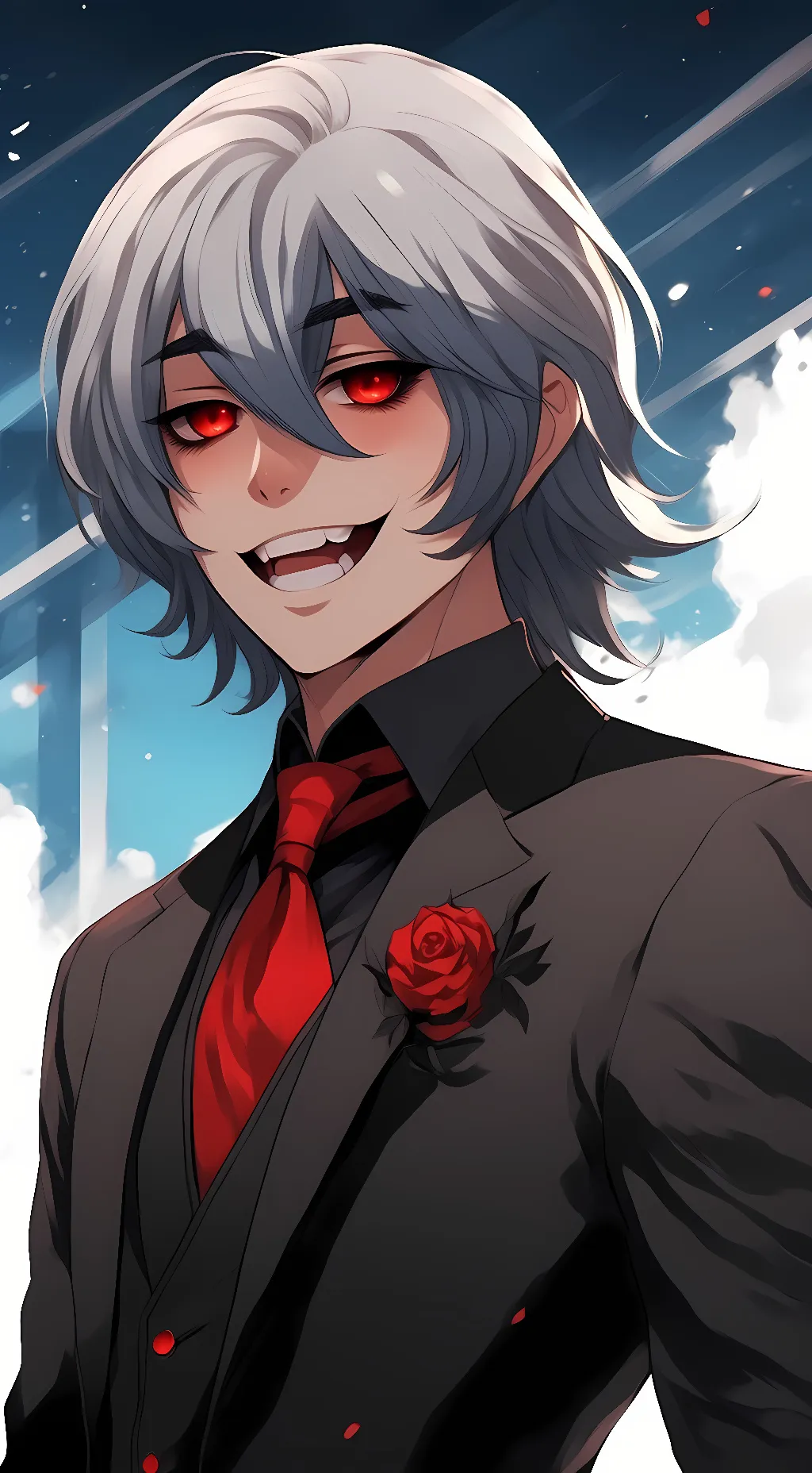 ai character: Tomura Shigaraki  background