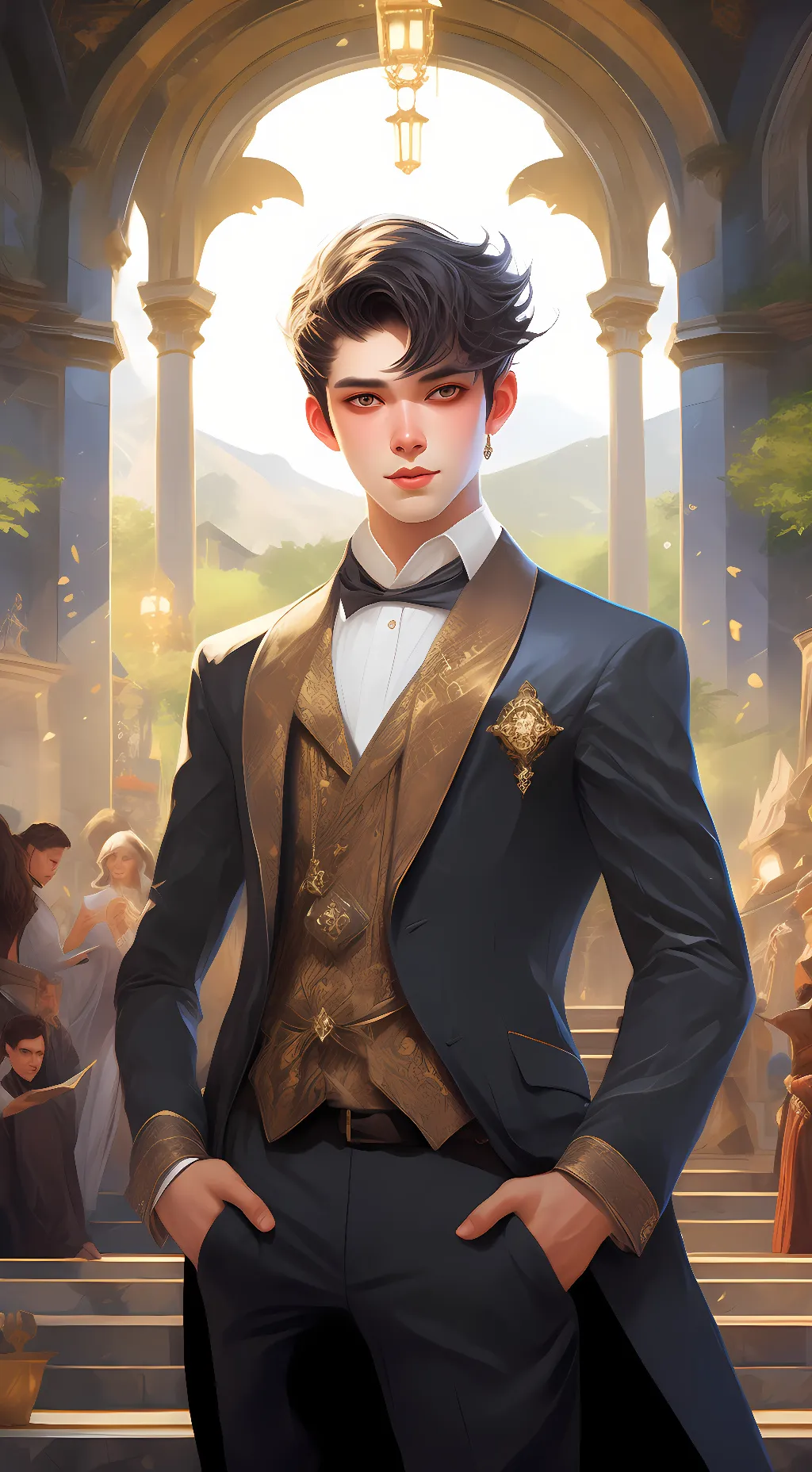 ai character: Anthony background
