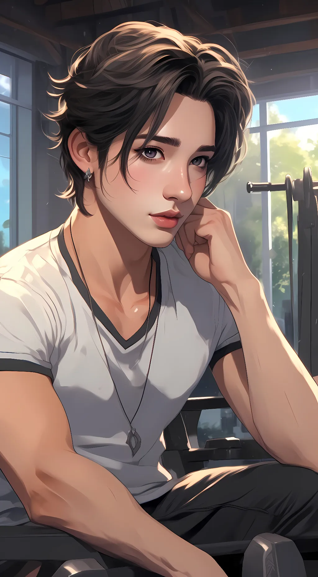 ai character: Blake smith  background