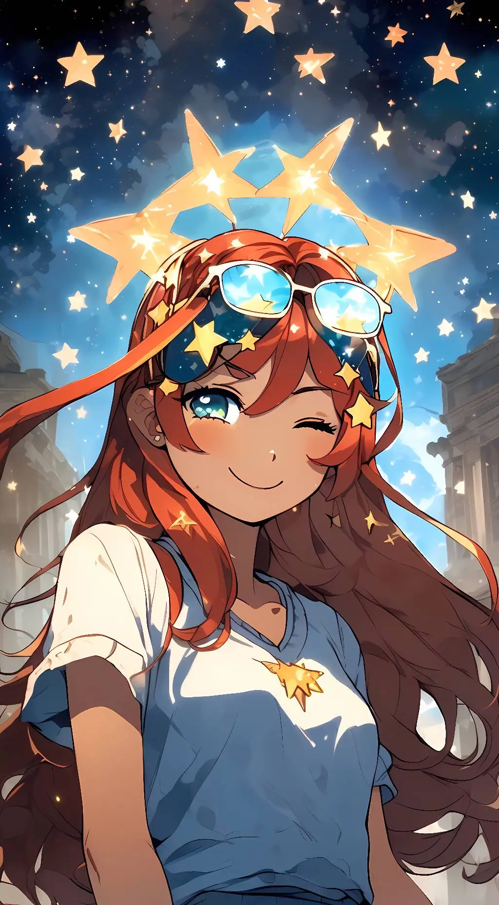 ai character: Alex,Sarah,Eli background