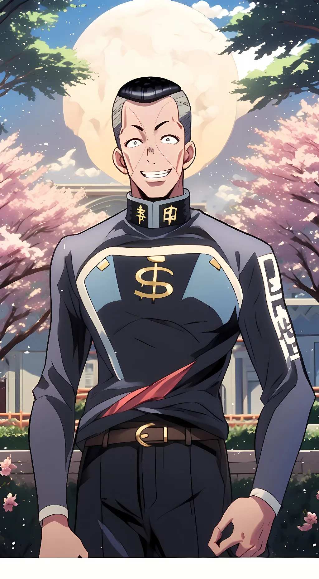 ai character: Okuyasu Nijimura background