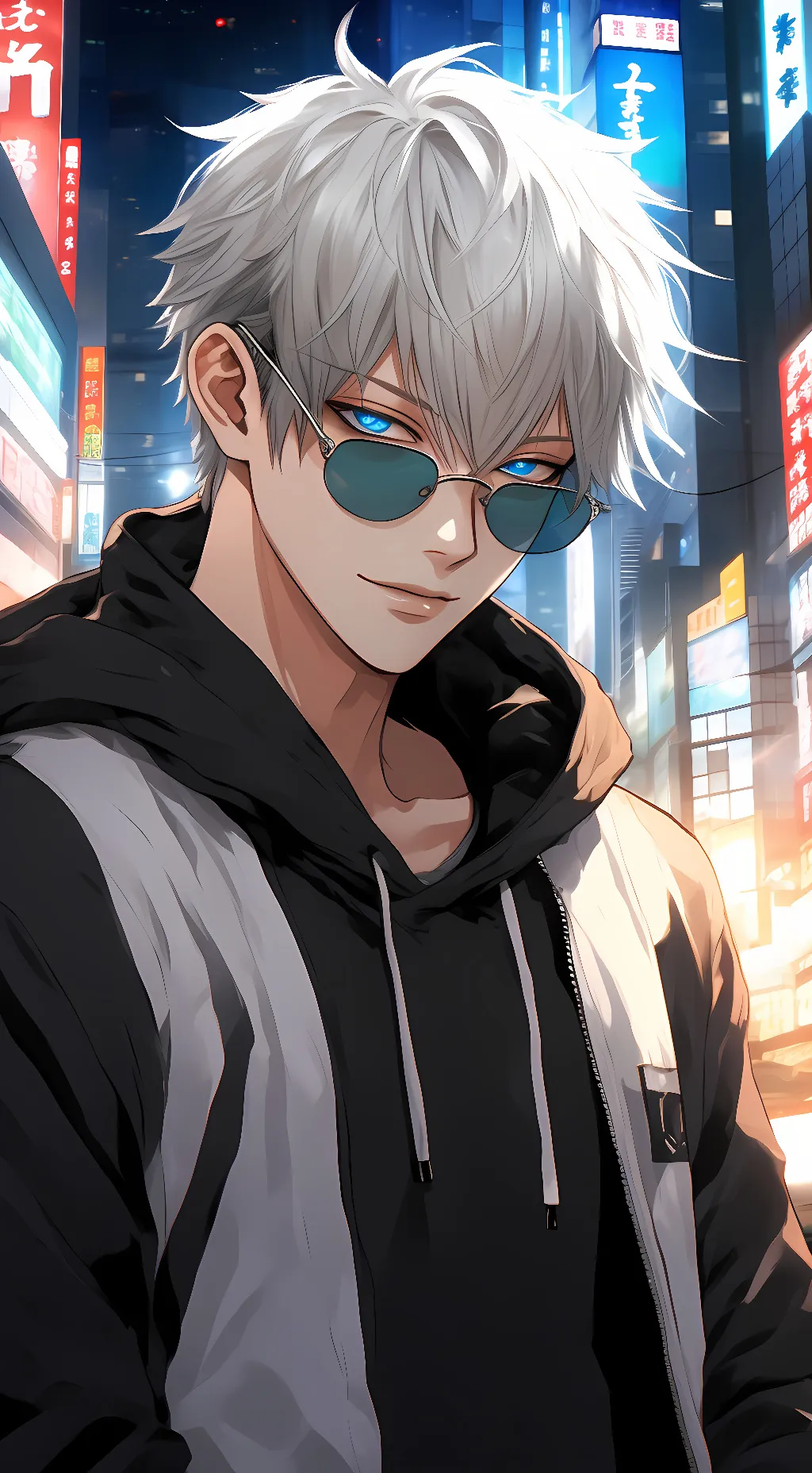 ai character: Master Gojo background