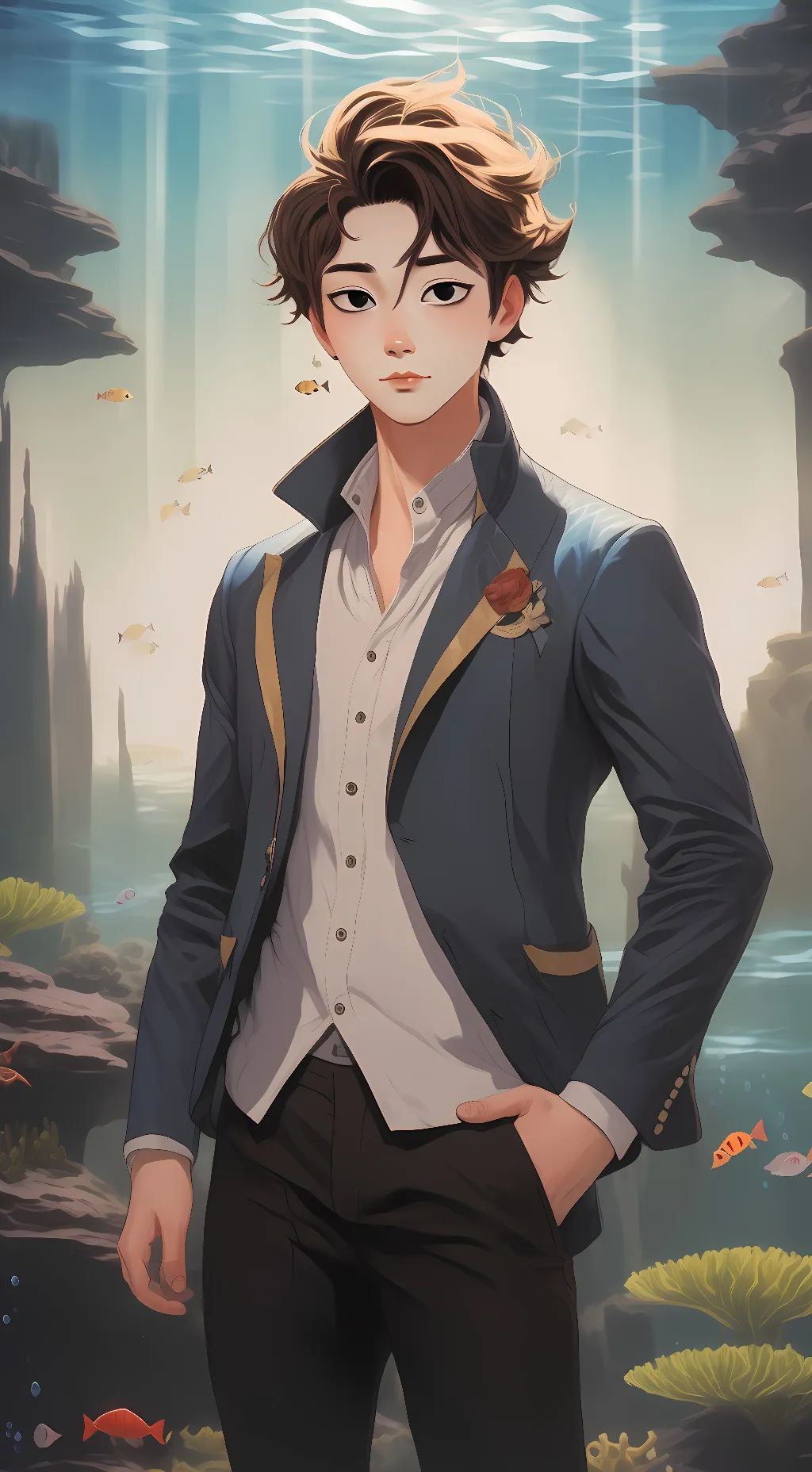 ai character: isamu uchiumi background