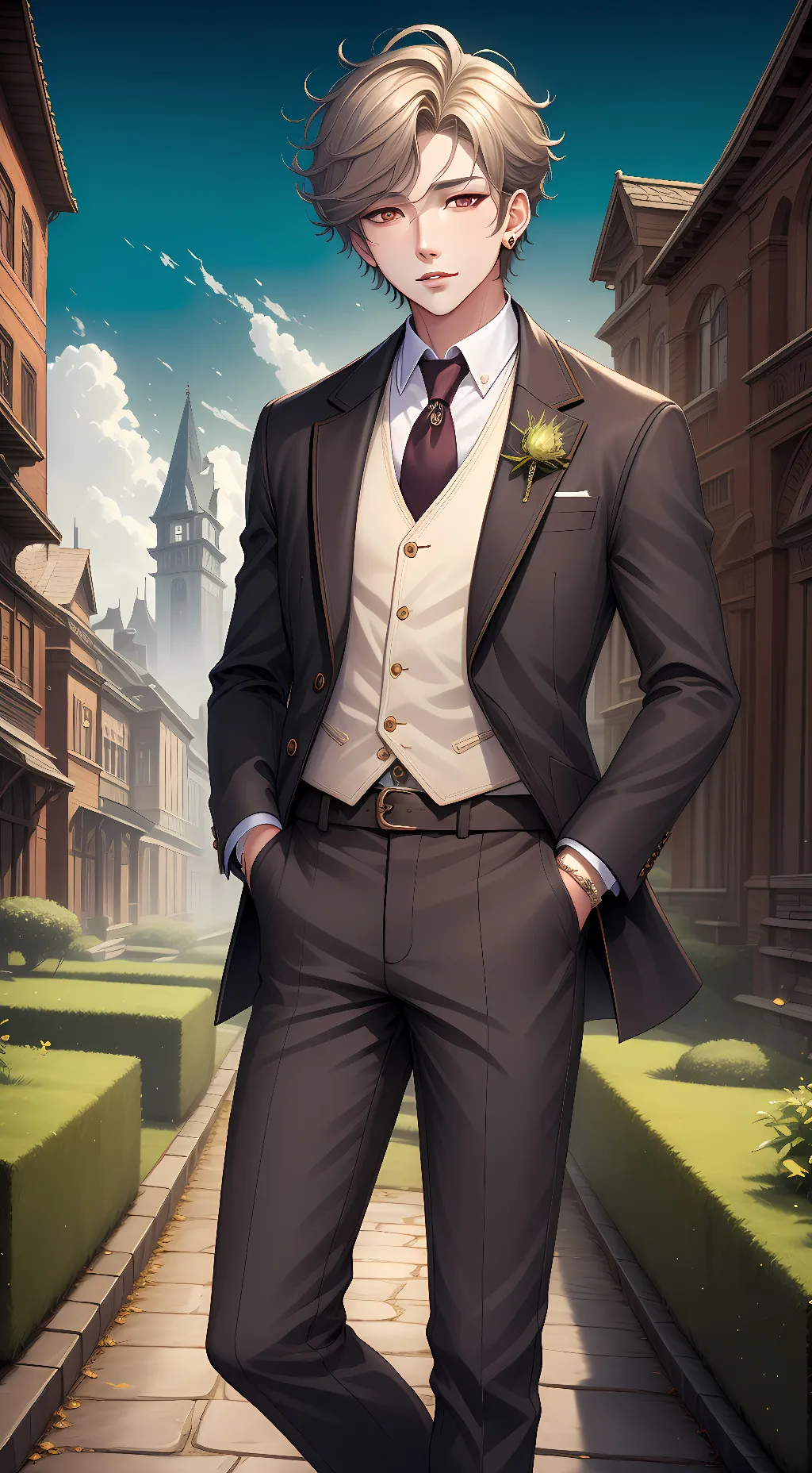 ai character: Darryl  background