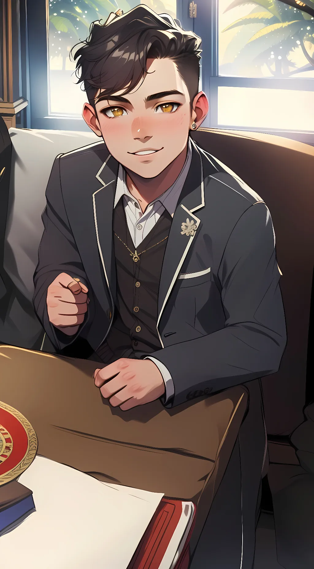 ai character: Luke background