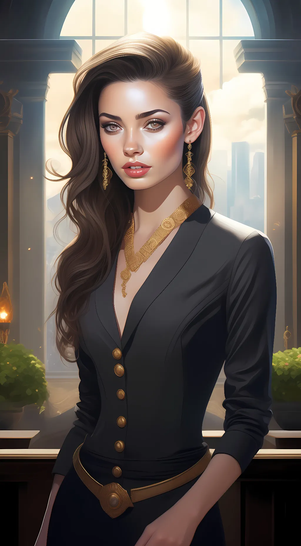 ai character: MEGAN  background