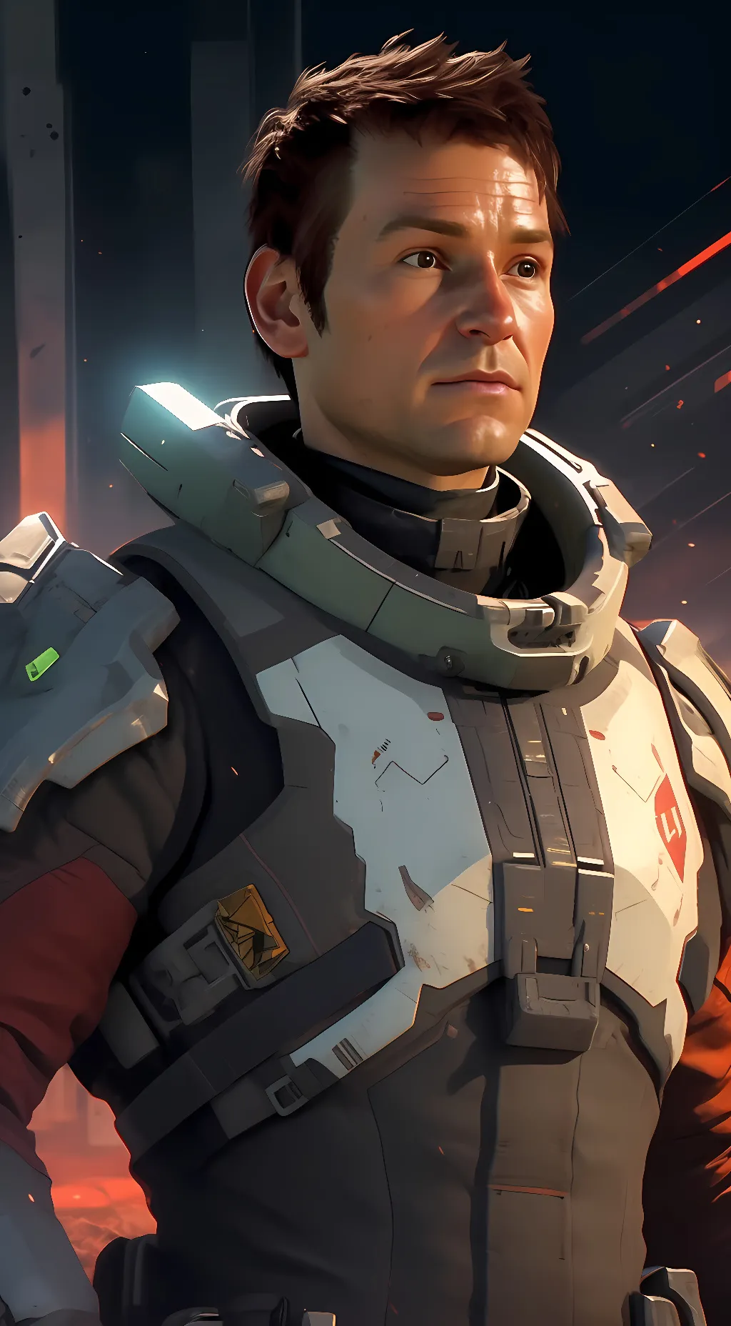 ai character: Isaac clarke background