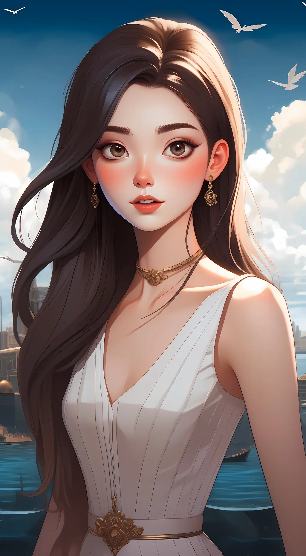 ai character: Annabelle  background