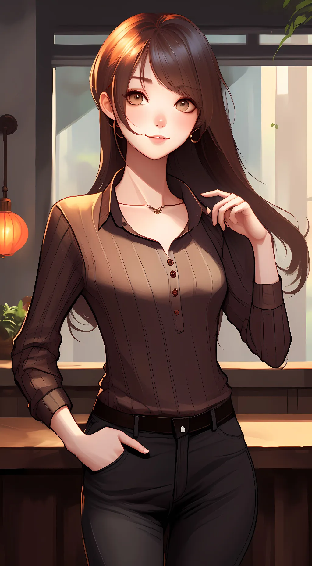 ai character: Charlie Wilson  background