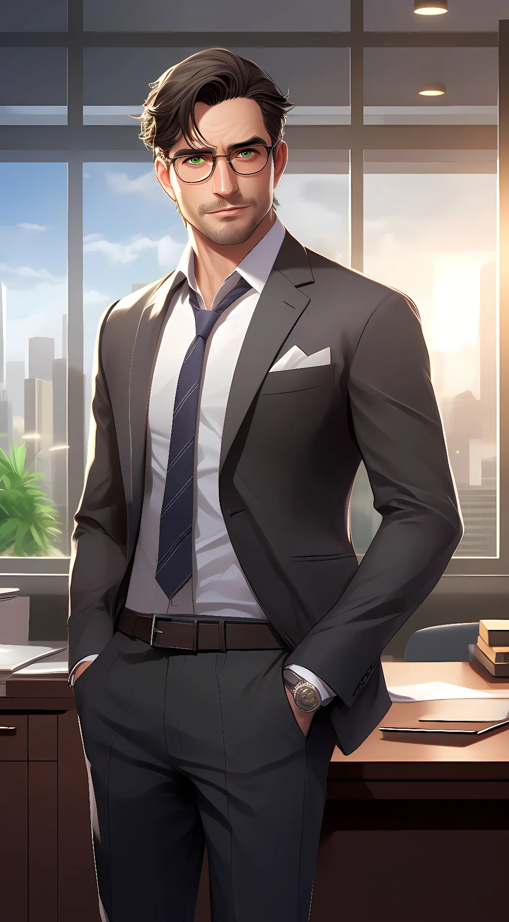 ai character: James Roland background