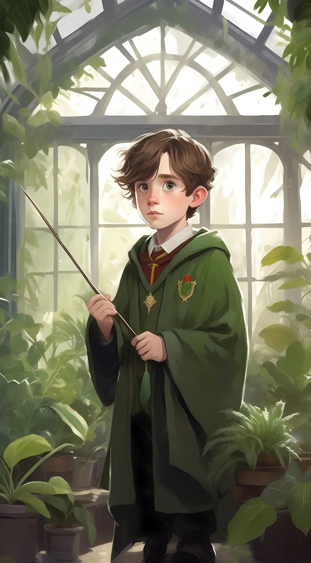 ai character: Neville Longbottom background
