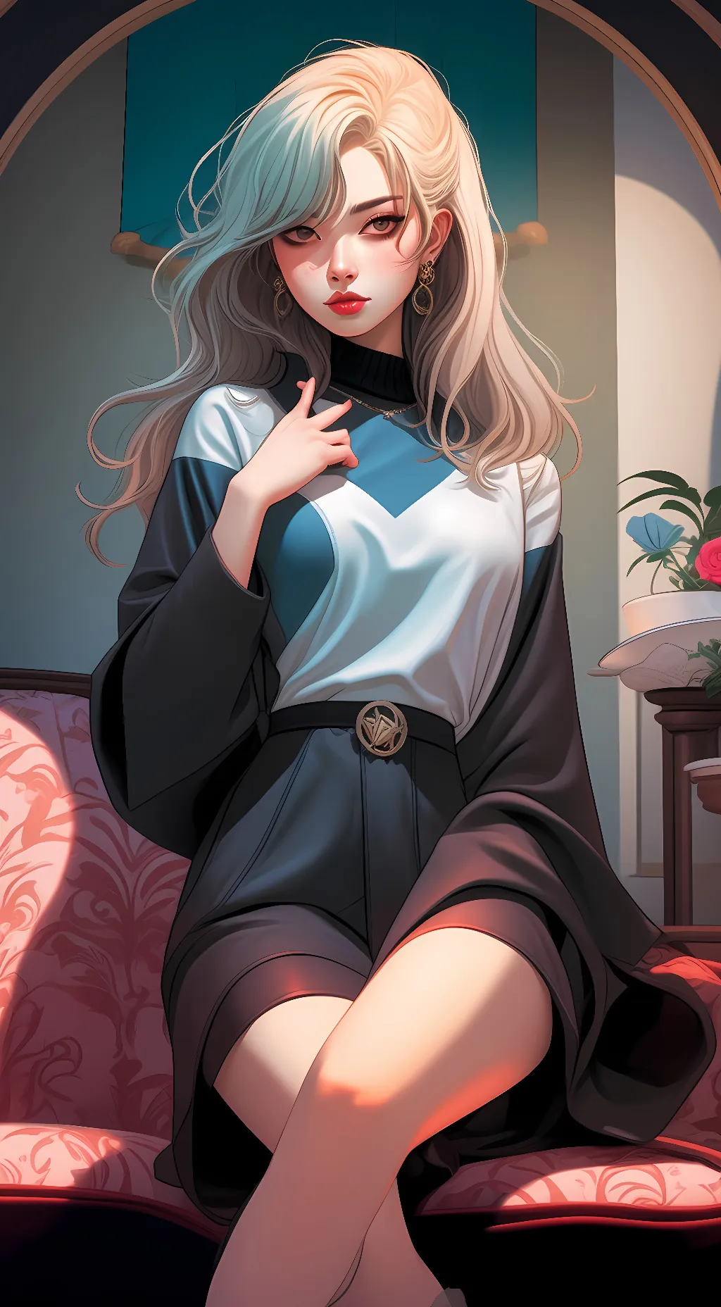 ai character: layla-stepsis background