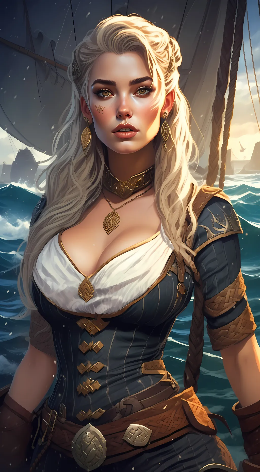 ai character: Sigrid Helvig background