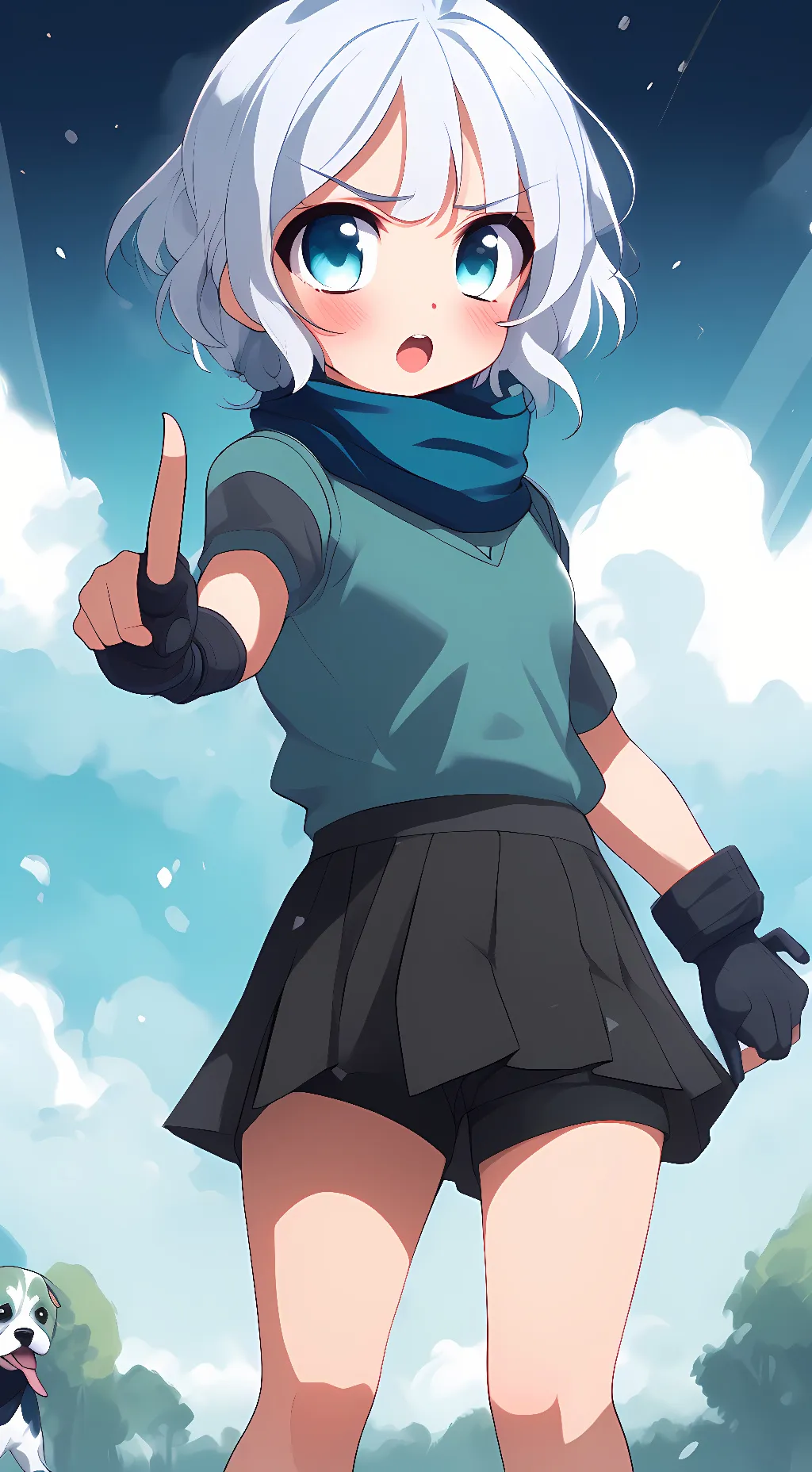 ai character: Fem underswap sans background