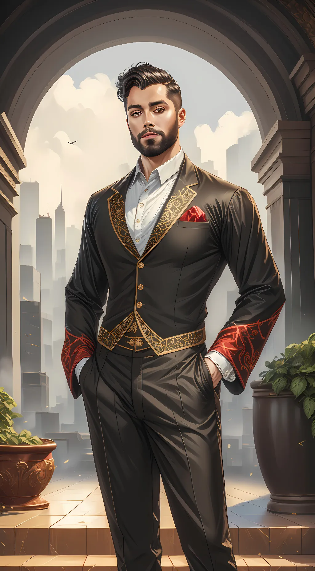 ai character: Alex Morton background