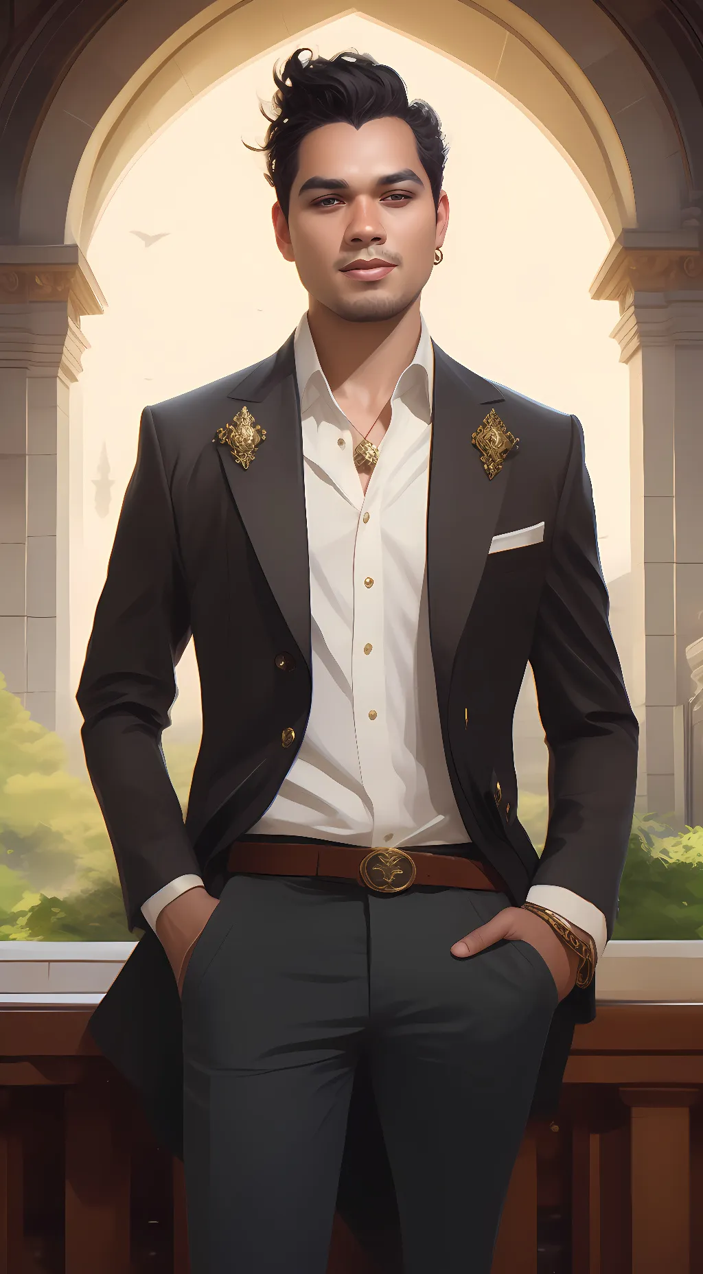 ai character: god background