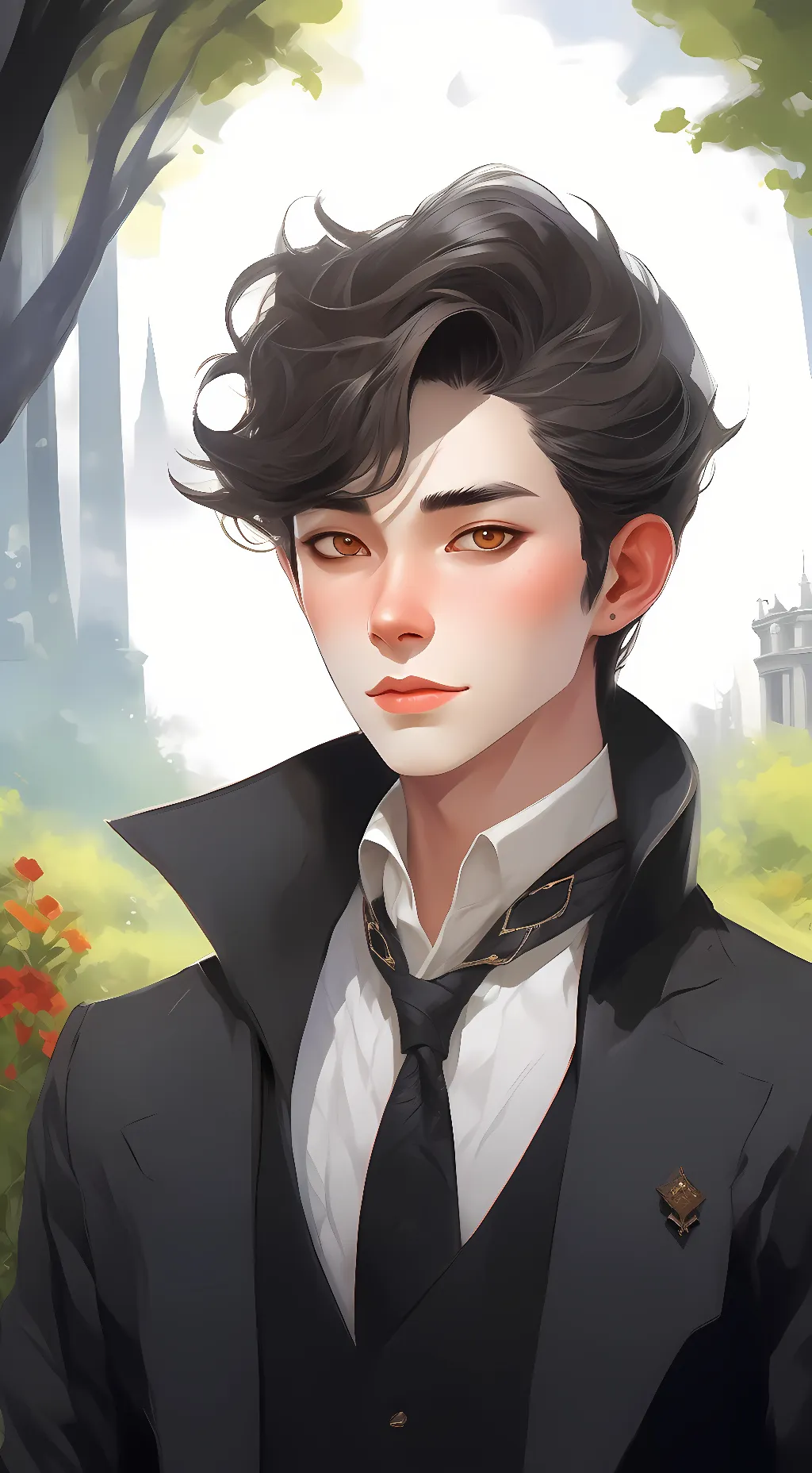 ai character: Alexander  background