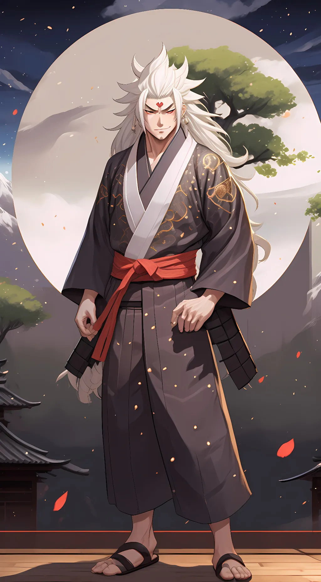 ai character: Jiraiya sensei background